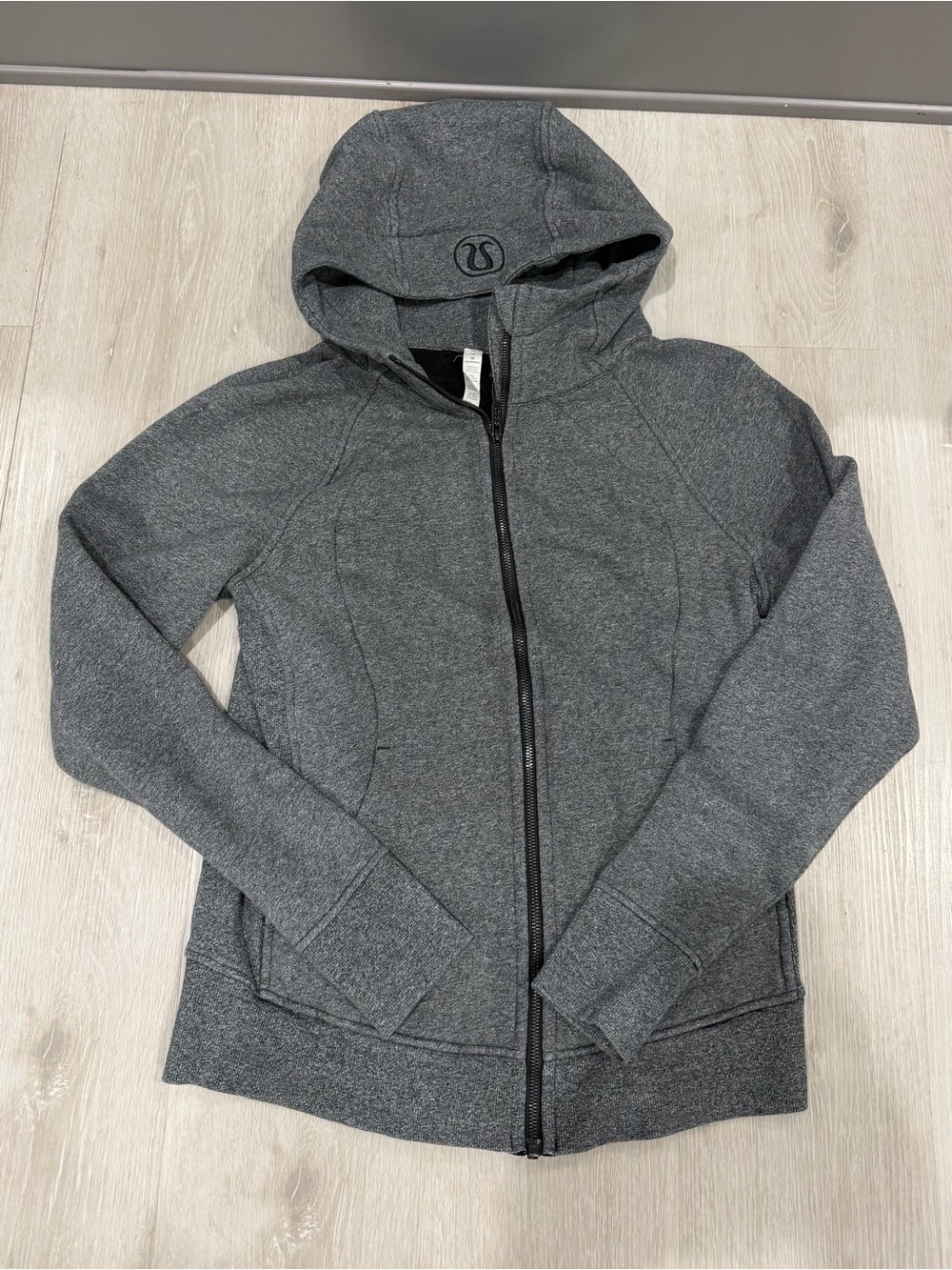 lululemon athletica Women's Full-Zip Hooded Jacket - Charcoal Gray